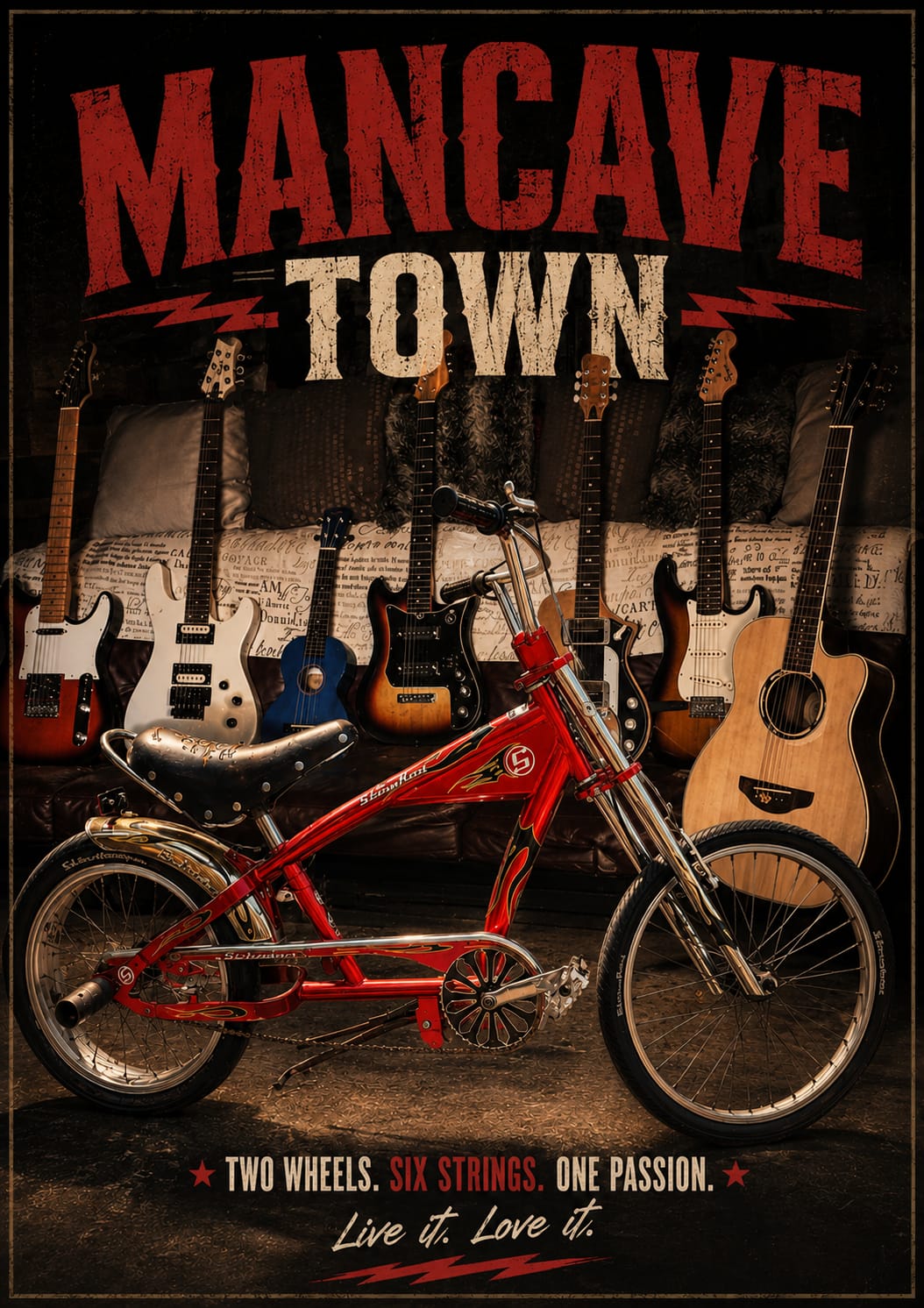 Mancave Town Banner